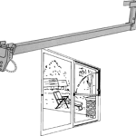 001430_L.png 48in Charley Bar Tube Security Bar Assembly, Mill