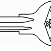 Chicago Key Blanks 1041TR CG29