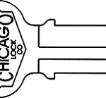 Chicago Key Blanks 1041GR CG4 K4R