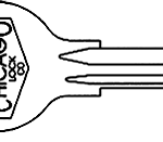 Chicago Key Blanks 1041T CG16
