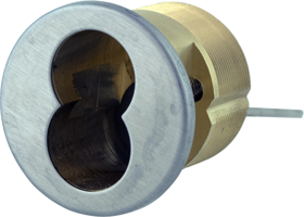 Large Format IC Rim Housing Less Core, 626/US26D Satin Chrome