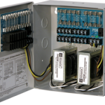 CCTV Power Supply, Output 24/28VAC 8 Amp, 16 Fused Outputs, 24/28VAC @ 8A, Input: 115VAC, BC100 Enclosure