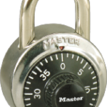 Carded Padlock Combo Dial 1-7/8in