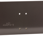 Parallel Drop Plate for DCN500, 693/BLK Black Powder Coat