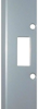 Security Strike, Single Hole 1-3/4in Door, 18in L x 1-3/4in W, SL Silver Coated