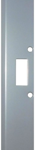 Security Strike, Single Hole 1-3/4in Door, 18in L x 1-3/4in W, SL Silver Coated