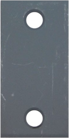 Latch Filler Plate 2-1/4in x 1-1/8in, Prime Coated