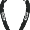 2 Foot Section Chain with Fabric Sleeve 1/2in Diameter, Hardened Steel, Squared-Shaped Links, Inside Link 3/4in x 2-1/4in