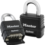 Resettable Black Die-Cast Padlock Boxed