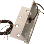 003355_L.png Electrified Hinge, 4.5in x 4.5in (4545), Wires 2/20 Gauge + 8/28 Gauge, 5-Knuckle, Ball Bearing, Standard Weight, Ferrous Steel Base, Fire-Rated, Fire Rated, 613/US10B Oil Rubbed Bronze