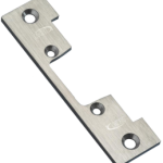 Faceplate Steel/Wood 1-1/4in x 4-7/8in, 630/US32D Satin Stainless Steel