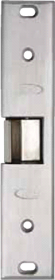 Electric Strike 3/4in for Rim Exit Device, for Pullman Latches, Semi-Mortise Mounting, 12/24VAC/VDC, Fail-Secure, 630/US32D Brushed Stainless Steel