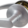 Passage Pacific Beach Lever Lock, 2-3/4in Backset, ANSI Strike, Grade 1, 626/US26D Satin Chrome