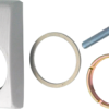 Cylinder Escutcheon Kit, 628/US28 Aluminum Clear Anodized