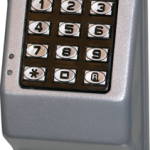 Trilogy T3 Keypad Standalone Access Wall Mount, Weather Proof, 2000 Users, 40,000 Event Audit Trial, 500 Scheduled Events, MS Metallic Silver