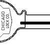 Chicago Key Blanks 4-Pin SC1041S