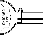 Chicago Key Blanks 4-Pin SC1041S