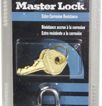Carded Padlock Solid Brass 3/4in