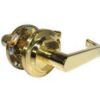 LSDA Grade 2 Passage Lever Providence Less Latch Bright Brass L110 3LL
