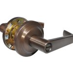 LSDA GRADE 2 PRIVACY LEVER PROVIDENCE LESS LATCH DARK BRONZE 005581 - L120 10BE LL