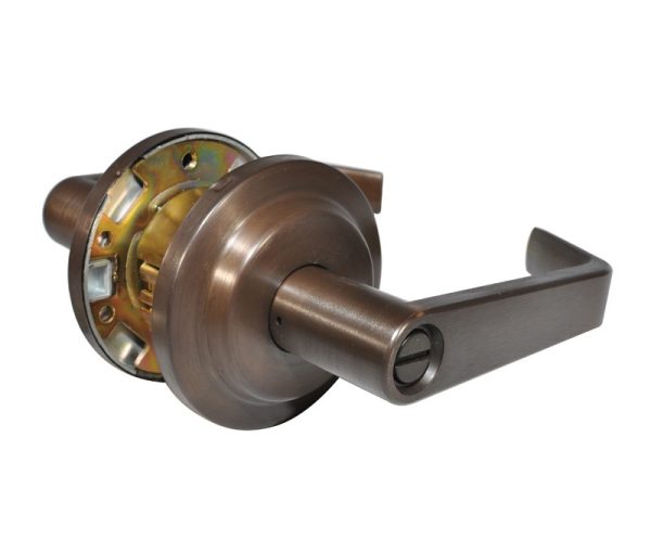 005581.jpg LSDA GRADE 2 PRIVACY LEVER PROVIDENCE LESS LATCH DARK BRONZE 005581 - L120 10BE LL