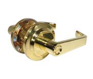 LSDA Grade 2 Privacy Lever Providence Less Latch Bright Brass L120 3LL