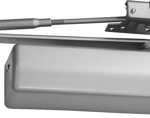 Tri-Packed Arm (Regular, Parallel, Top Jamb) Door Closer, Adjustable Size 1-6, Thru Bolts (M54), Aluminum Powder Coat 689