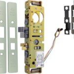 31/32in Backset Electric Deadlatch (Steel Hawk), Non-Handed 12/24VDC, Flat and Radius Faceplates, Both 628/US28 Satin Aluminum and 690/313 Dark Bronze Finishes (Additional Stock Found Under Hot# 205752 Includes Black Faceplate)
