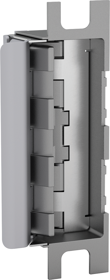 Fire Rated Electric Strike 12/24VDC/VAC, FS/FSE, No Frame Cutting, Cylindrical/Mortise Latches Max 3/4in Throw, Body Only, 630/US32D Stainless Steel