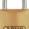 Brass Padlock 1-3/4in Wide - SFIC Small Format IC Prep, Less Core, Shackle - 5/16in Diameter and 1in Vertical Clearance, Boxed