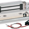 2000lbs HiShear Single Door Concealed Electromagnetic Lock, External Electronics, Fits in 7/8in to 1-1/8in Deep Inverted Top Channel, 12/24VDC, 628/US28 Satin Aluminum