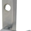 Exit Trim - 1500, 2100, 6100, 7100 Series Classroom/Storeroom Lever x Escutcheon, Augusta Lever, Less Cylinder, Free-Wheeling, Left Hand Reverse (Handing Reversible), Grade 1, 630/US32D Stainless Steel