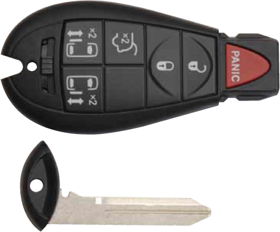 Dodge/Chrysler 6 Button FOBIK L, U, P, PD, PD, RG