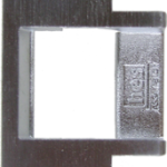 007039_L.png V3 Faceplate 3-1/2in x 1-3/8in Wood Frame (Retrofits Trine 005), 626/US26D Satin Chrome