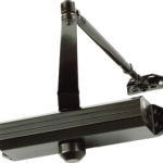 Medium Duty Surface Door Closer, Regular Arm with Parallel Arm Bracket, No Cover, Cast Aluminum, Adjustable Sizes 1-5, Through Bolt, Wood and Machine Screws, ADA, UL, Grade 1, 695/SP313 Dark Bronze Painted