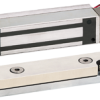 2000lbs HiShear Single Door Concealed Electromagnetic Lock, Integrated Electronics, Fits in 7/8in to 1-1/8in Deep Inverted Top Channel, 12/24VDC, 628/US28 Satin Aluminum