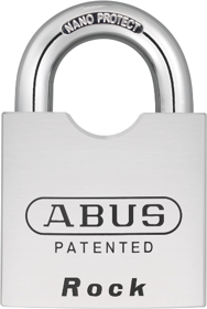 007398_L.png the Rock Steel Padlock Schlage 3-1/8in - Schlage C Keyway 0-Bitted, Shackle - 5/8in Diameter and 1-11/16in Vertical Clearance, Boxed