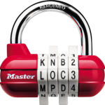 Carded Padlock Combo Word Dial Assorted