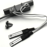 Water Sensor with Relay Contact with Terminals, Normally Closed for a Closed Loop Circuit, 12 Volts DC, Automatic Reset Standard Gap 1/4in+