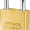 Brass Padlock 1-1/8in Shackle