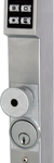 Trilogy T2 Keypad Narrow Stile Knob Trim for use with Adams Rite 1850, Schlage C Keyway, Weather Proof, 100 Users, No Audit or Scheduled Events, 626/US26D Satin Chrome