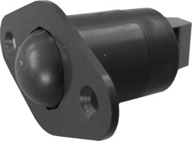 007723_L.png Short Roller Ball Contact Switch with Screw Down Flange, Contact with 360 Degree of Ball Access, Screw Terminals, Closed Loop (N/O), Brown
