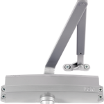007790_L.png Light Duty Door Closer, Cast Aluminum, Surface Mount, Tri-Pack Arm for Regular Pull Side, Top Jamb, or Parallel Arm Mount, ADA Adjustable Size 1-5, Grade 1, Universal Screw Pack, 689/AL Aluminum Powder Coat
