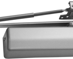 Parallel Arm Tri-Packed, Door Closer, Adjustable Size 1-6, Thru Bolts (M54), Aluminum Powder Coat 689