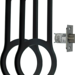 008118_L.png 1-3/8in Thin Door Kit for nexTouch, 2 Pieces, Includes 2-3/8 Latch, 626/US26D Satin Chrome