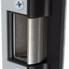 Electric Strike 24VAC Intermittent Fail Secure (FSE), (Field Reversible to FS), Radius Corner (RC), 1-1/4in x 4-7/8in Faceplate, 628/US28 Aluminum Clear Anodized