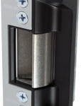 Electric Strike 12VAC Intermittent Fail Secure (FSE), (Field Reversible to FS), Radius Corner (RC), 1-1/4in x 4-7/8in Faceplate, 628/US28 Aluminum Clear Anodized