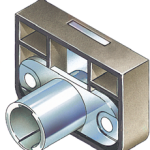 Drawer Lock Square Back