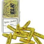 Yellow Jackets, B-Connectors 22 to 26 Gauge for Wire Splices (No Gel), 250 Connectors in Poly Storage Box