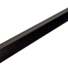 Dummy Push Bar, Single Monitor Switch (M1), Fits Narrow and Wide Stile Aluminum, Hollow Metal and Wood Doors, 36in, 711/335 Black Anodized